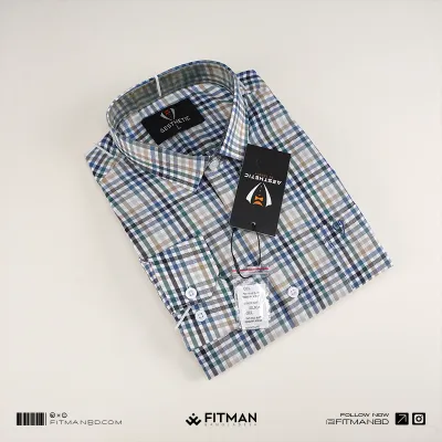 Men’s Tailored Full Sleeve Check Shirt (Fabulous)